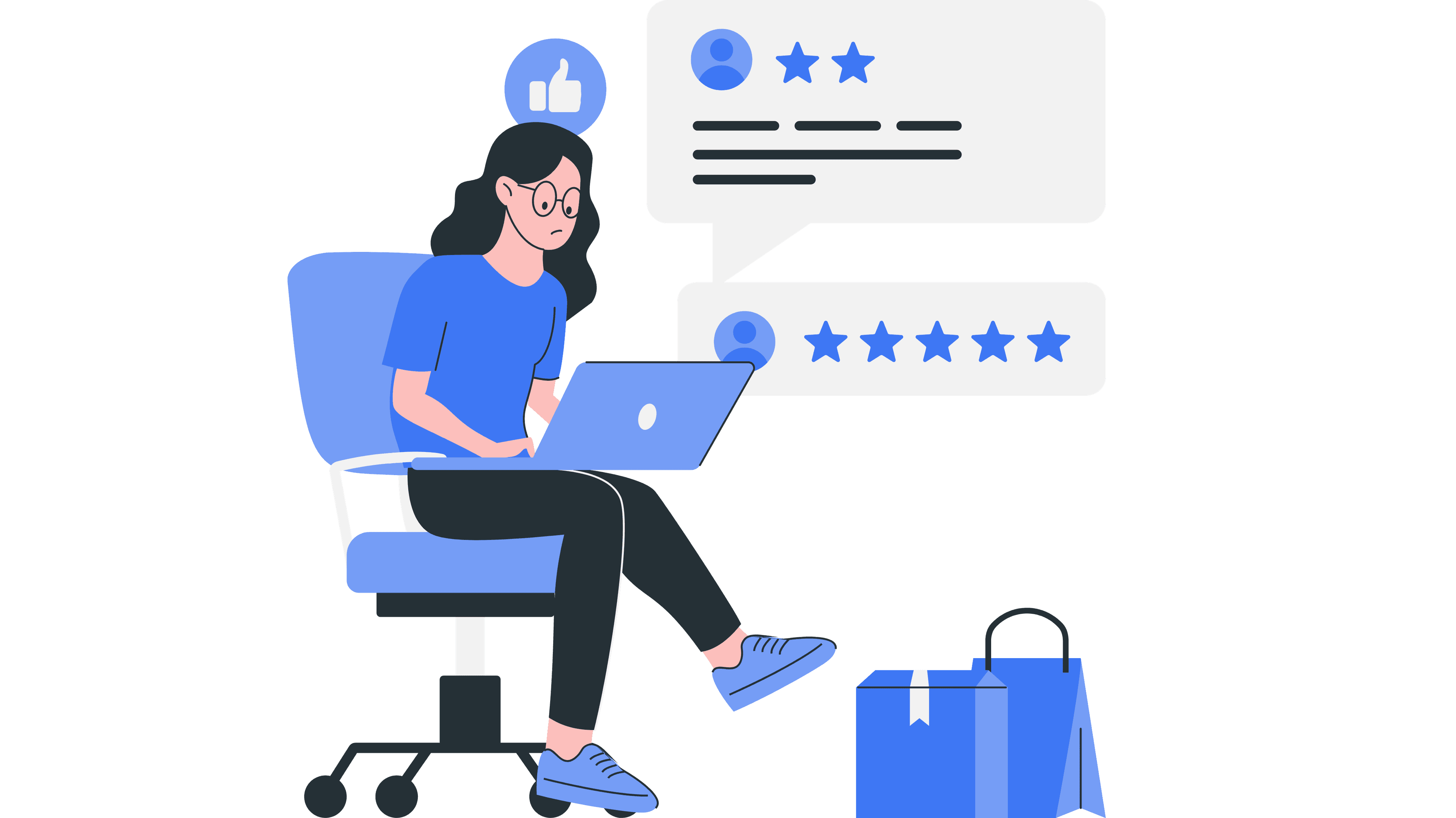 Verified reviews illustration